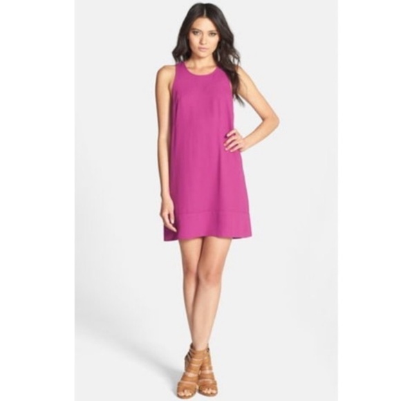 Leith Pink Racerback Shift Dress - Picture 1 of 8